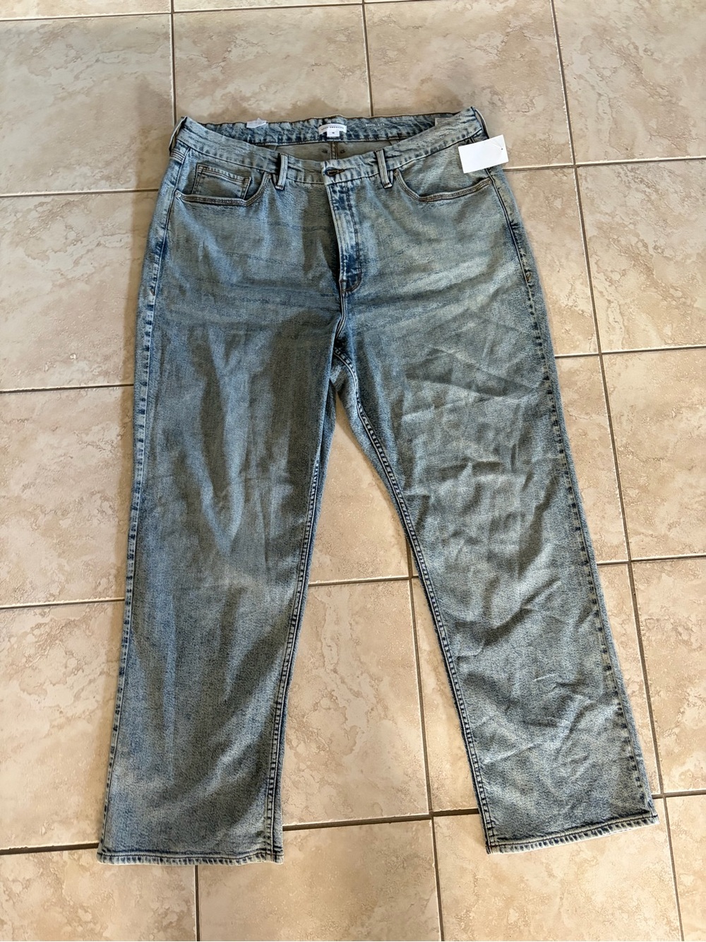 Good American Light Blue Straight Jeans